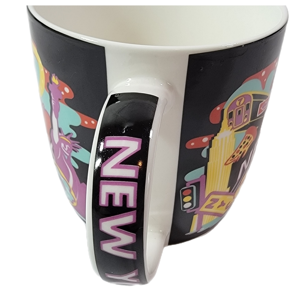 HELLO NEW YORK JAY JOSHUA PORCELAIN COFFEE CUP - Picture 3 of 7